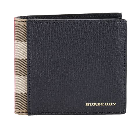 burberry men's compact wallet|burberry wallet men's price.